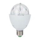 E27 RGB LED Bulb 3W Rotating Crystal Magic Ball Stage Party DJ Disco Light