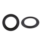 2Pieces 5inch Car Audio Circle Rubber Foam Edge Surround Speaker Repair Parts