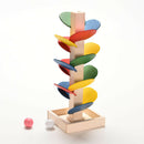 Wooden Tree Ball Run`Track Play Game Supplies Kids Intelligence Educational  Hn