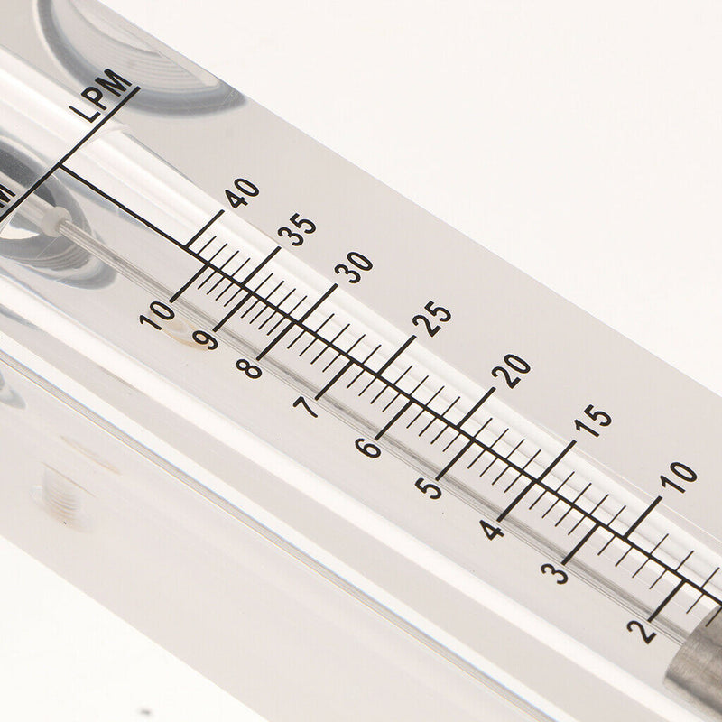 Acrylic 1-10 GPM Water Flow Meter Panel Type Flowmeter Measure Measurement Tool