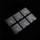 6Pcs Stainless Steel Paste Hook Suction Cup Glass Hooks Rails Hanging Suckerã€ â„–[