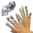 100pcs Aluminium Foil Nail Art Soak Off Acrylic Gel Removal Wraps Remover