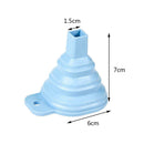 Liquid Silicone Collapsible Foldable Oil Funnels Wine 1pcs Funnel Hopper