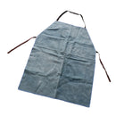 Adjustable Leather Welding Protective Work Apron Bib Blue