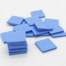 Square 10*10mm Thermal Silicone Heatsink Cooling Fin High Conductive GPU CPU Pad