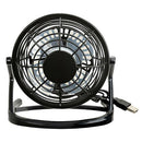 USB Small Desktop Office Fan 360 Degree Rotatable Computer Laptop Summer Cooler