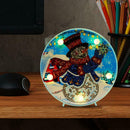 DIY LED Special Shaped Diamond Painting Snowman Embroidery Night Lights