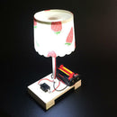 DIY Wooden Toys Switch Control Desk Lamp Learning Educational Assemble Gift
