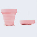 Portable Silicone Cartoon Cat Telescopic Drinking Collapsible Folding Cup T