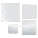 4x Reusable Silicone Food Fresh Keeping Wrap Stretch Seal Cover Film Kitchen Kit