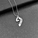 Words "Her &his Doe" Love Elk Chain Necklace for Couple Lovers Hot B Gw