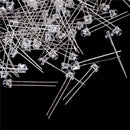 100PCS 5mm Straw Hat UV Purple Super-Bright LED Light Emitting Diode New  M&O