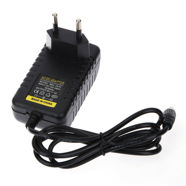 AC 100-240V Converter Adapter DC 5.5 x 2.5MM 9V 1A 1000mA Charger EU Plug A#S