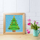 DIY Full Drill Diamond Painting Christmas Tree Embroidery Set with Frame