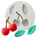 Cherry leaves Silicone Mold Fondant Mould Cake Decorating Tools Chocolate MoldBX