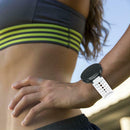 Silicone Porous Watchband for Garmin Forerunner 220 230 235 620 630 (White)