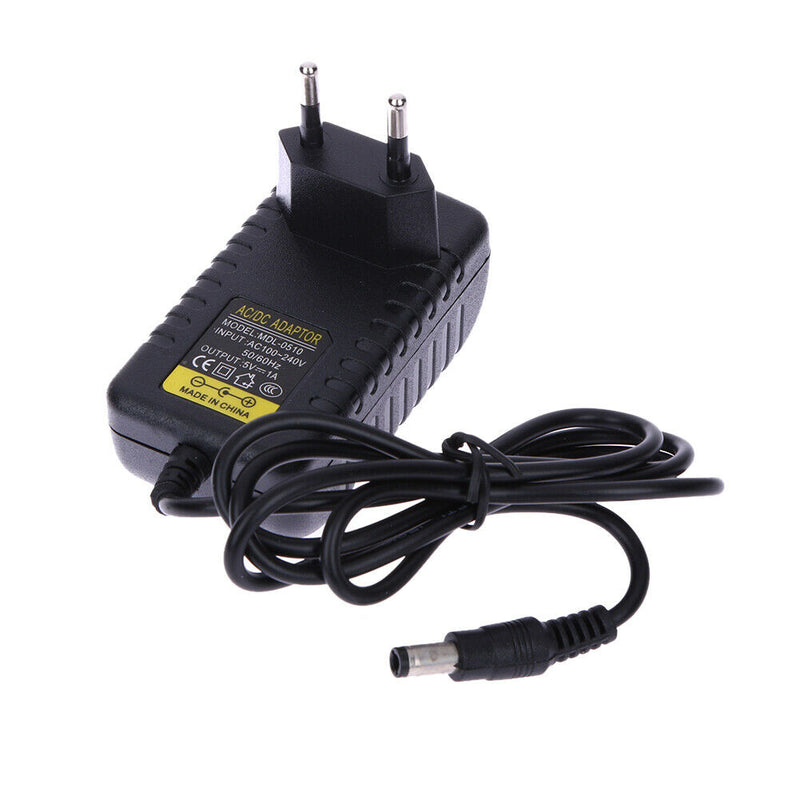 AC 100-240V Converter Adapter DC 5.5mm x 2.5MM 5V 1A 1000mA Charger EU Plug