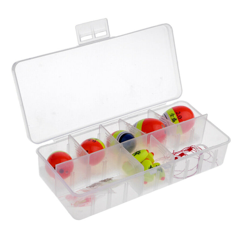 Plactic Fishing Float Set Kits Wobble Bobber Sea Fishing Tackle and Box