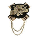 Classic Institute Wind British Wind Retro  Wind Farbic Badges Brooch