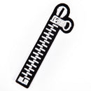 Zipper Embroidered Patch Iron on Sewing Applique Fabric Clothes DIY DecorationJR