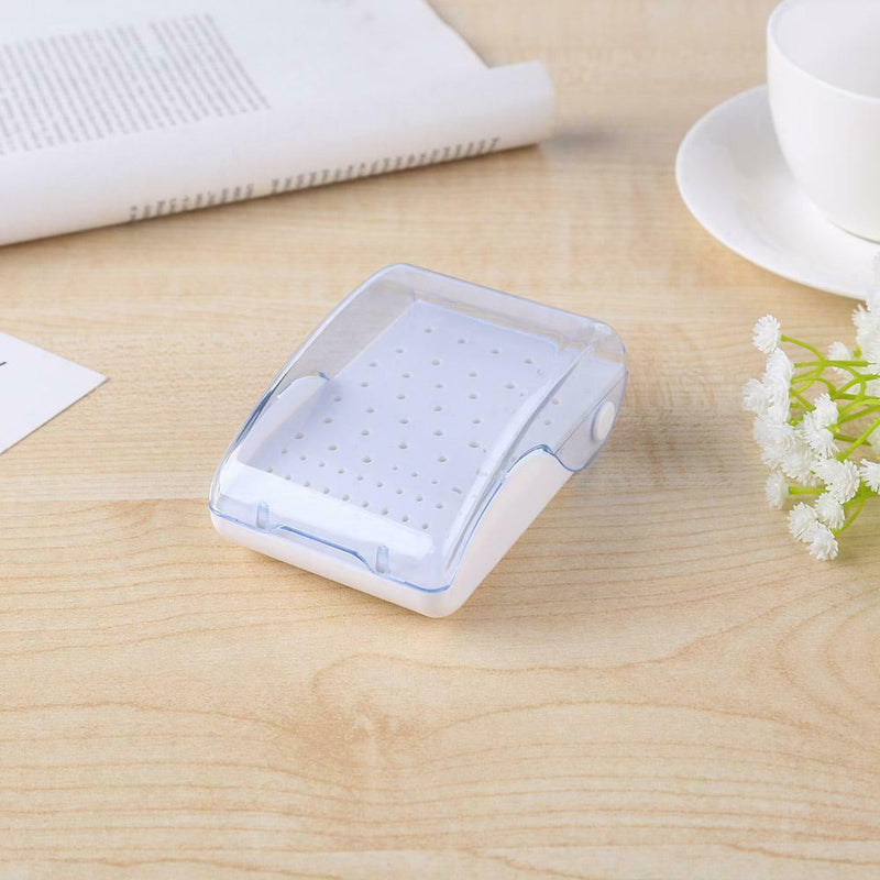 Dental Plastic Bur Box 60 Holes Drill Placement Box Oral Care Dental Tools A