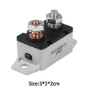 Manual Reset Current Circuit Breaker12/24V 50A Dual Short Feet w/Bolt Nuts