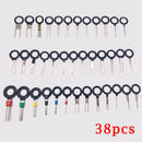38x Wire Terminal Removal Tool Set Car Electrical Wiring Crimp Connector Pin Kit