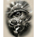 Full Square Diamonds 5D Diy Diamond Painting Abstract Roses Eyes Cross Stit K4W1