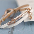 Women's Fashion Leather Rhinestone Analog Quartz Wrist Watches White A