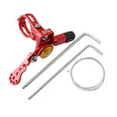 Dropper Lever Aluminum Alloy for 24mm Handlebar Cycling Accessories Red