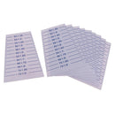 10 Plastic Paper Ruler For Bangle Bracelet Inside Diameter Measurement Tool -
