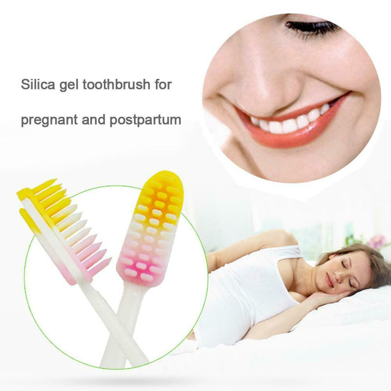 Silicone Toothbrush Food Grade Pregnancy Postpartum Anti Allergy Toothbrush