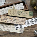 30pcs Retro Collection Bookmark Paper Cartoon Bookmark Office School Stationery