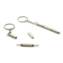 3X Mini 3 in 1 Glasses Phone Watch Screwdriver Repair Tool Keyring Keycha Dwwj