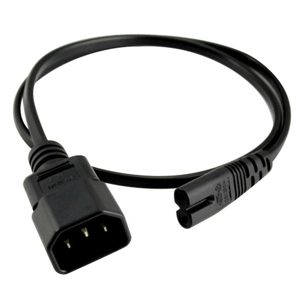 New C14 Male to C7 Female Power Cord 6.56ft Replacement UPS Server Kit