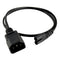 New C14 Male to C7 Female Power Cord 6.56ft Replacement UPS Server Kit