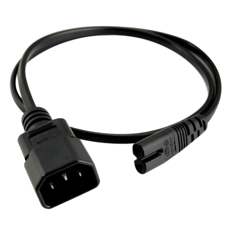 New C14 Male to C7 Female Power Cord 6.56ft Replacement UPS Server Kit