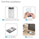 2.5in SATA USB 3.0 HDD Hard Drive External Enclosure SSD Disk Box Case With 3C