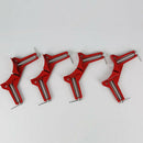 4 Pack 90 Degree Right Angle Clip Corner Clamp Photo Picture Frame Clamps