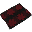 Fashion Elegant Women Flower yarn Long Scarf Soft Shawl Gift Wine Red J2N5