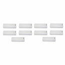 10 pack of White Replacement Battery Cover for Nintendo Wii Controller Remo