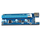 USB3.0 1x to16x Extender Riser PCI-E Express Card Adapter SATA 0.6m Power Cable