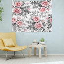 Polyester Tapestry Warm Flowers Wall Hanging Carpet Beach Picnic Mat Decor