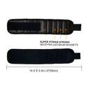 Magnetic Wristband Portable Tool Bag with 5 Magnet Compartment Repair Kit