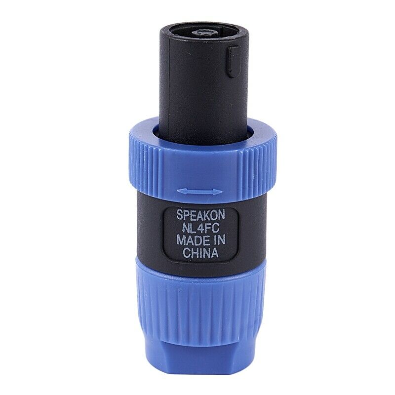 Twist Locking Speak-on Speaker Cable Amplifier Male Connector Plug F9H1