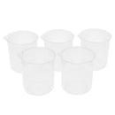 5 Pcs 500ml Plastic Clear Measuring Measurement Cup Lab Kitchen