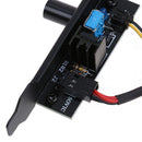 1Pc 3 Channels PC Cooler Cooling Fan Speed Controller for CPU Case HDD VGA F Ew