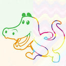 Kids Magic Water Drawing Canvas Coloring Mat with 2 Doodle Baby Pens Painti V2U2