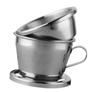 Moka Pots Stainless Steel Drip Brewing Pot Coffee Filter Brewer Dripper