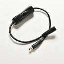 In-Line Power Switch ON/OFF 2.1mm/5.5mm Cable Jack Arduino Plug 12V Economic 3C